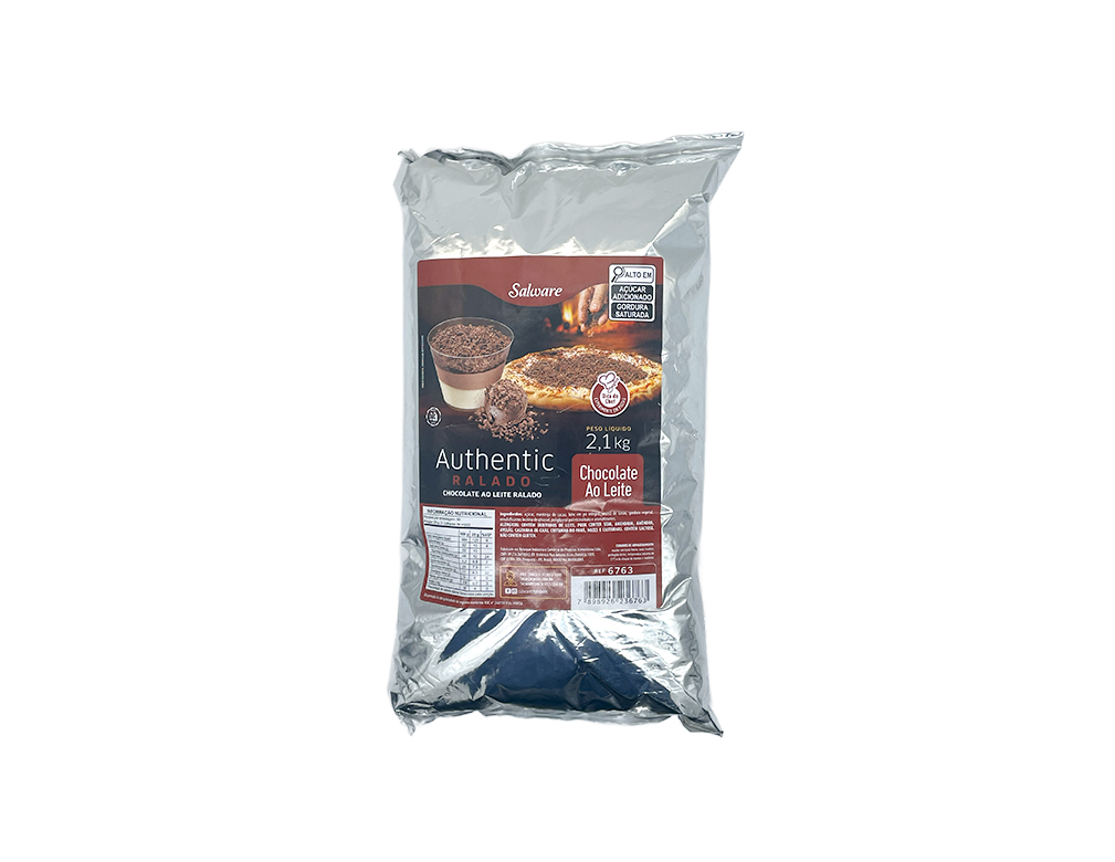 CHOCOLATE RALADO AO LEITE SALWARE AUTHENTIC 2,1 KG (CX 5 PCT)